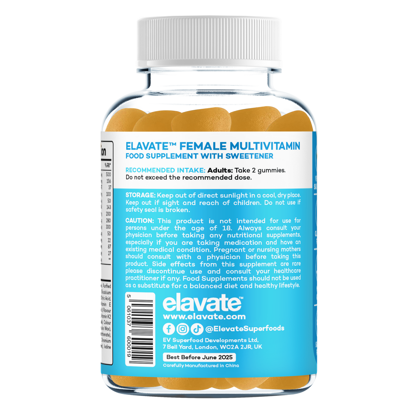 Multivitamin-Gummibärchen für Frauen – 1 Flasche