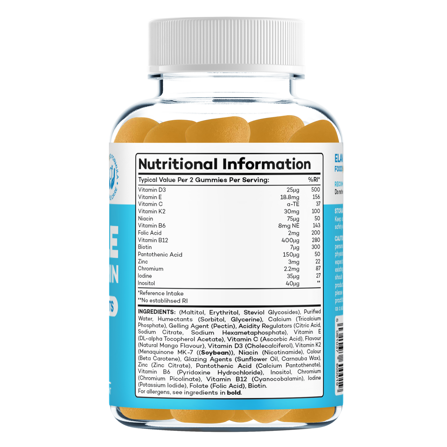Multivitamin-Gummibärchen für Frauen – 3 Flaschen (Vorrat für 3 Monate)