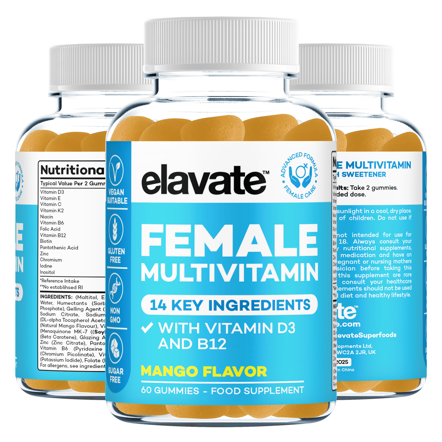 Multivitamin-Gummibärchen für Frauen – 1 Flasche