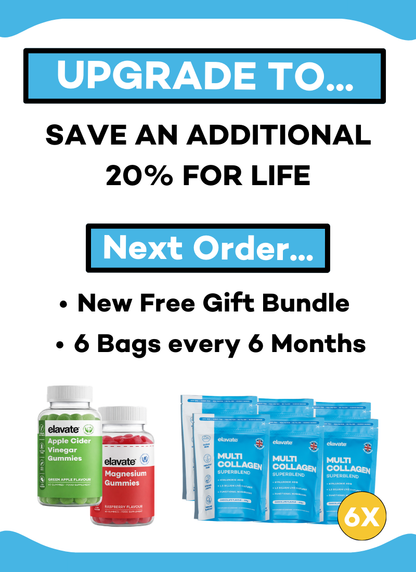 Upgrade to 6 Bags on your Next Order