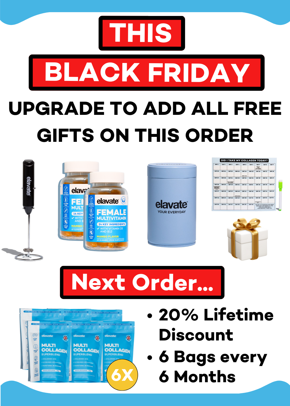 Upgrade to 6 Bag on your Next Order