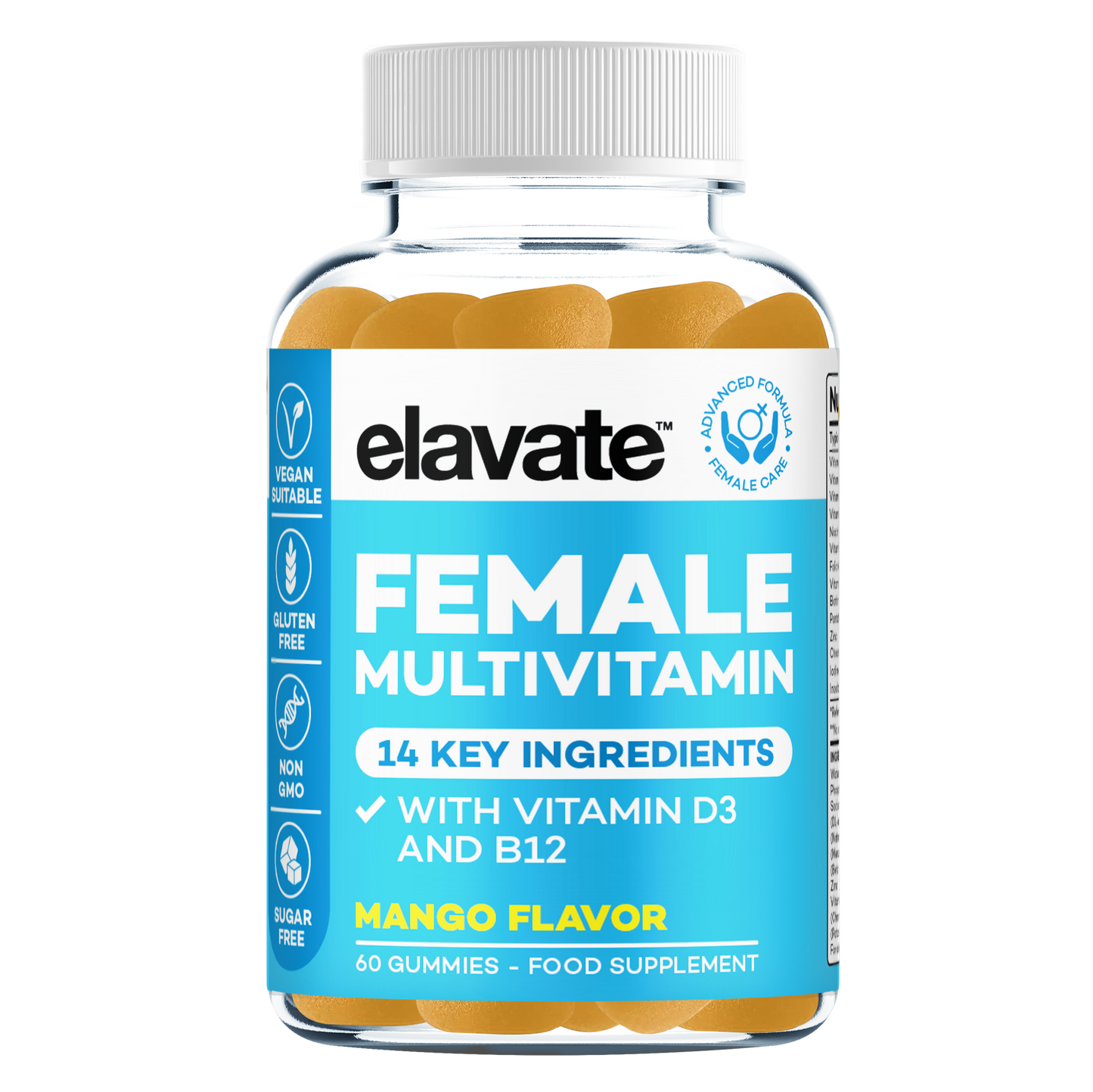 Multivitamin-Gummibärchen für Frauen – 3 Flaschen (Vorrat für 3 Monate)