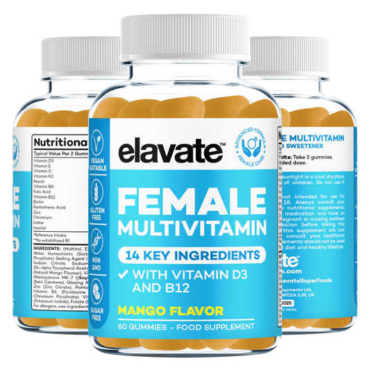 Multivitamin-Gummibärchen für Frauen – 3 Flaschen (Vorrat für 3 Monate)
